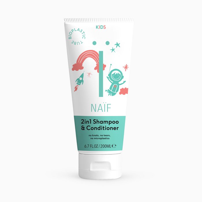 Naif Skincare 2 in 1 shampoo en conditioner kids