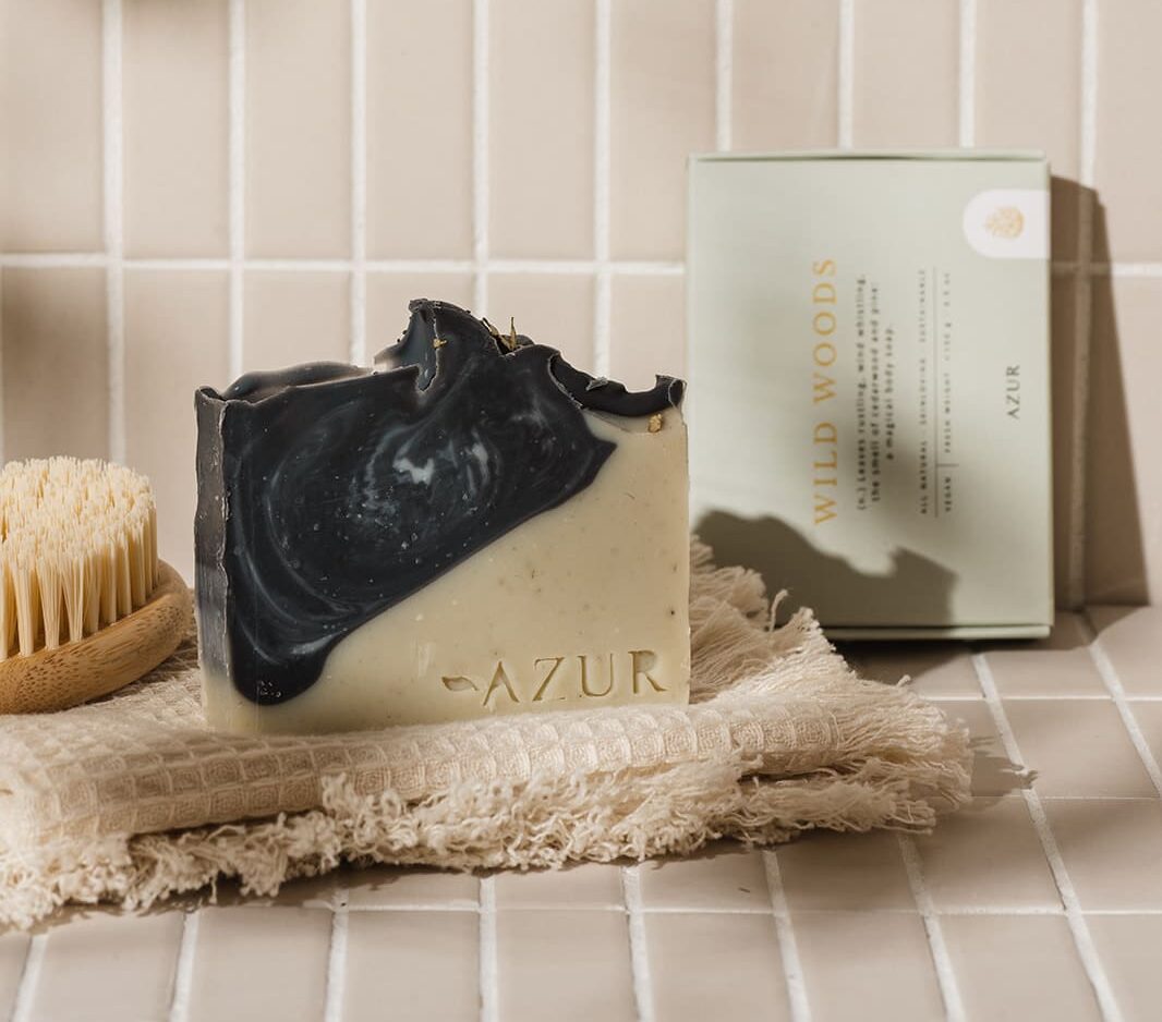 Azur bodybar wild woods. Plasticvrije badkamer.